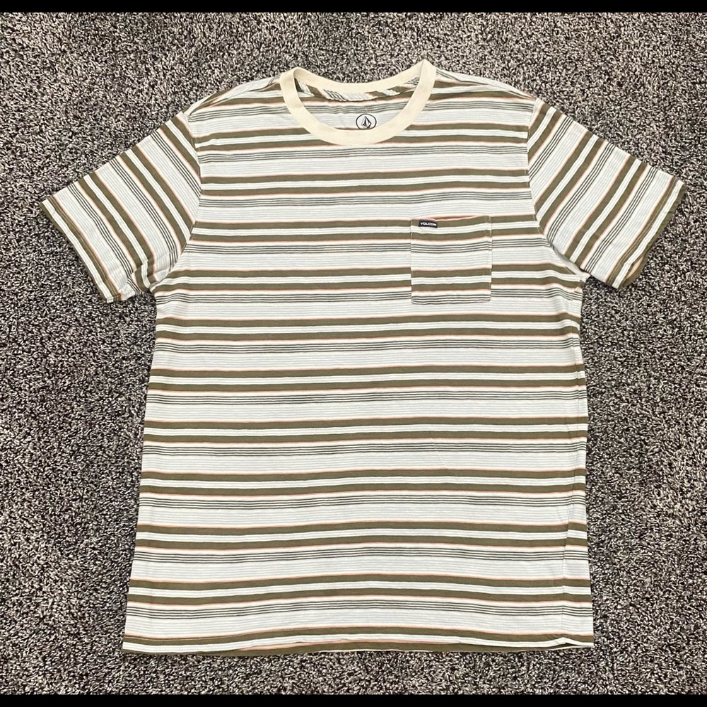 Volcom Modern Fit Short Sleeve Shirt size large